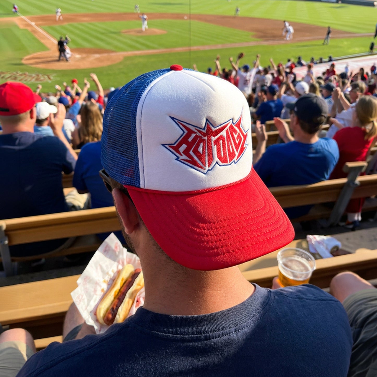 Hotdogs 'Merica Foam Trucker