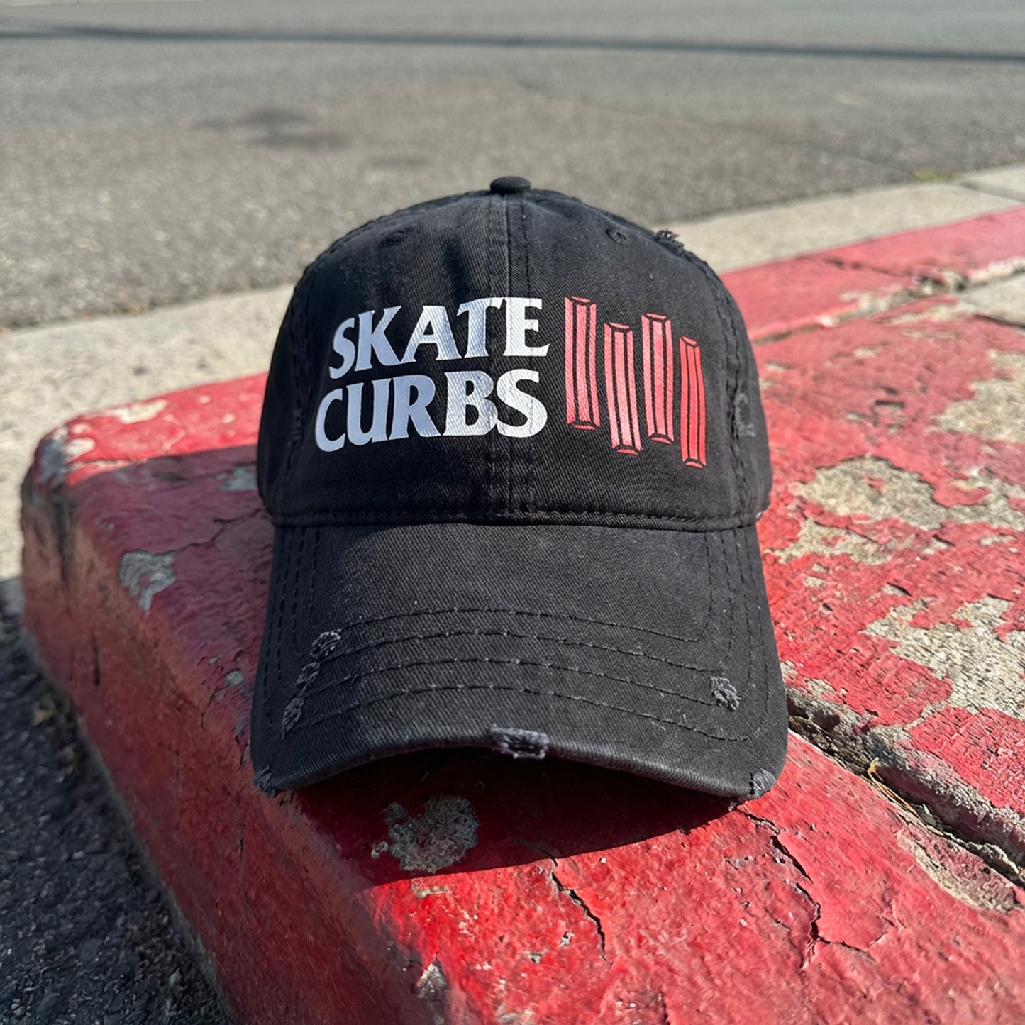Skate Curbs Vintage Hat