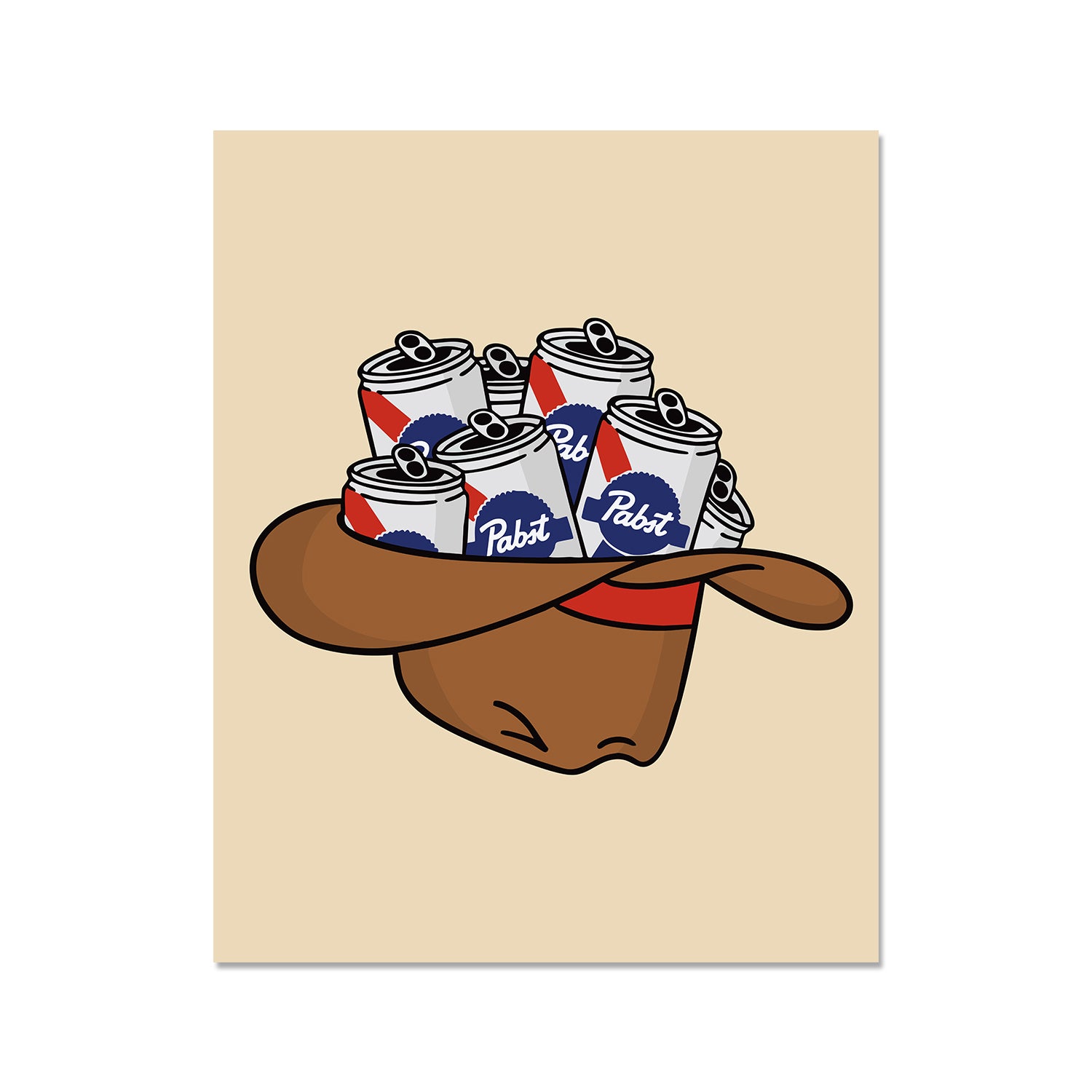 10 Gallon Pabst Print