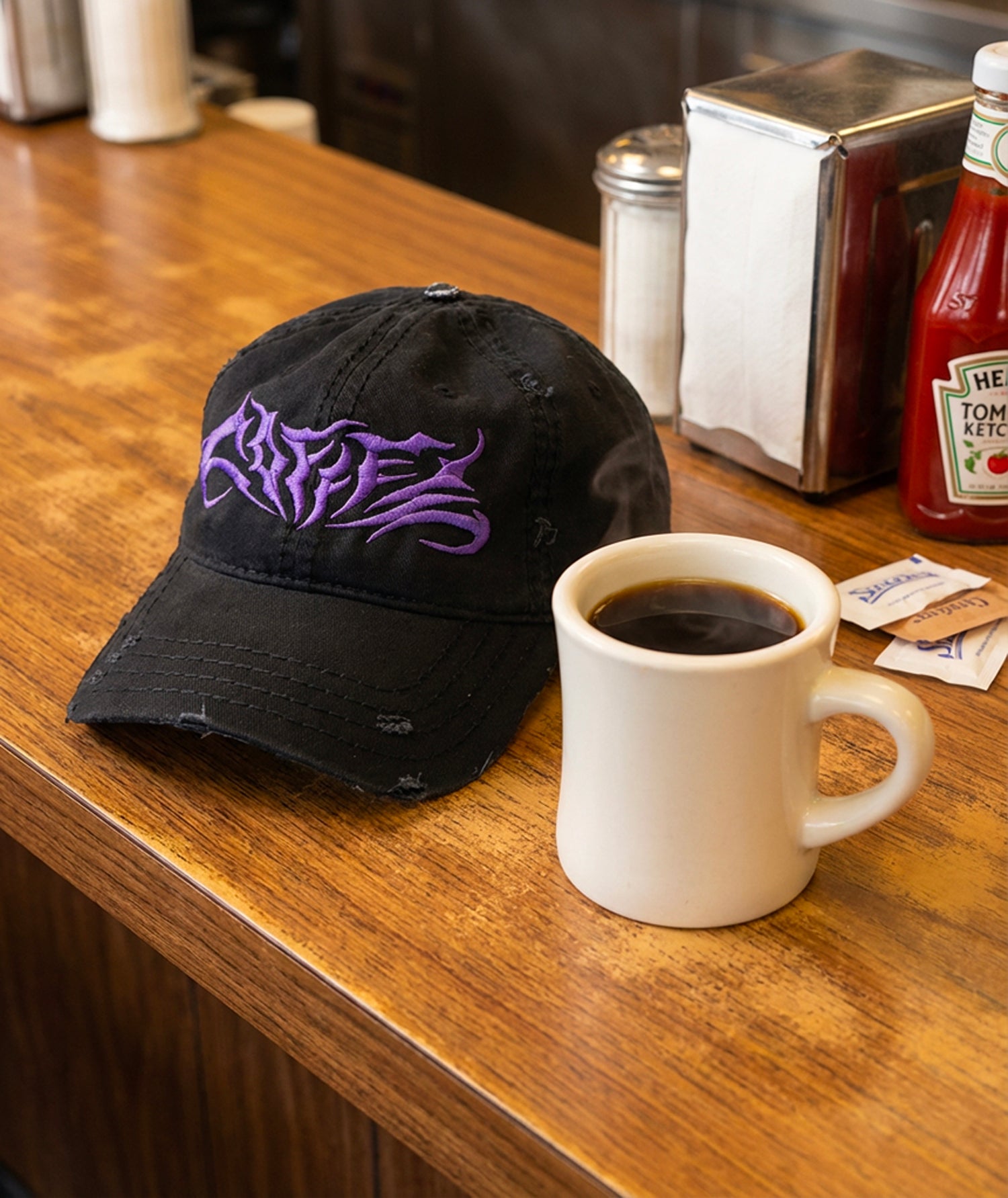 Coffee Vintage Distressed Dad Hat