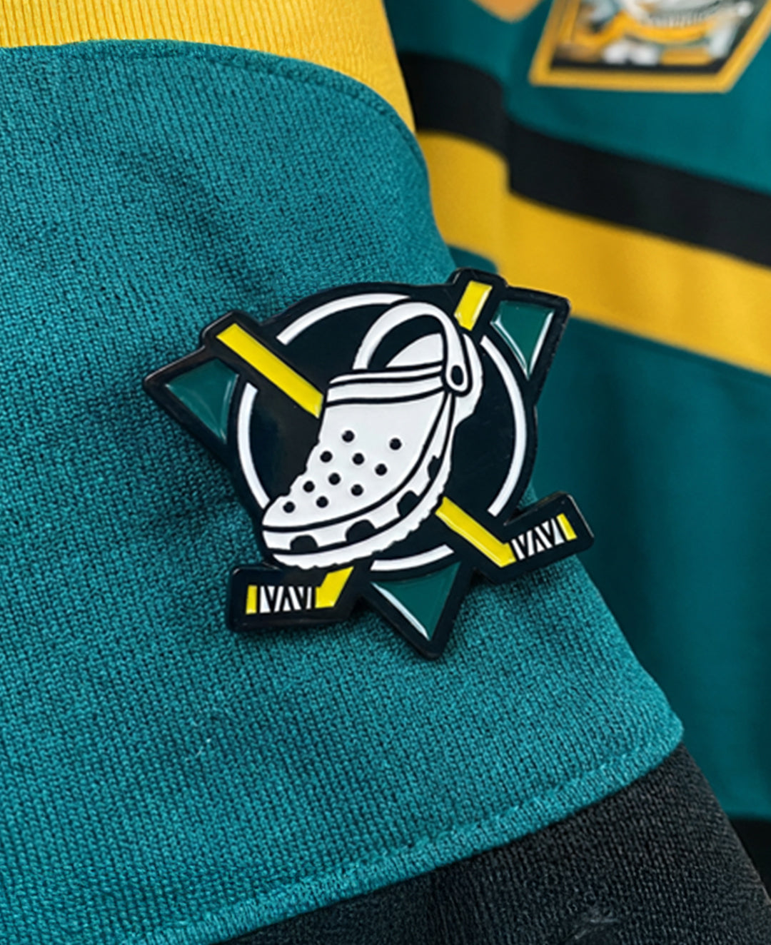 Mighty Crocs Enamel Pin