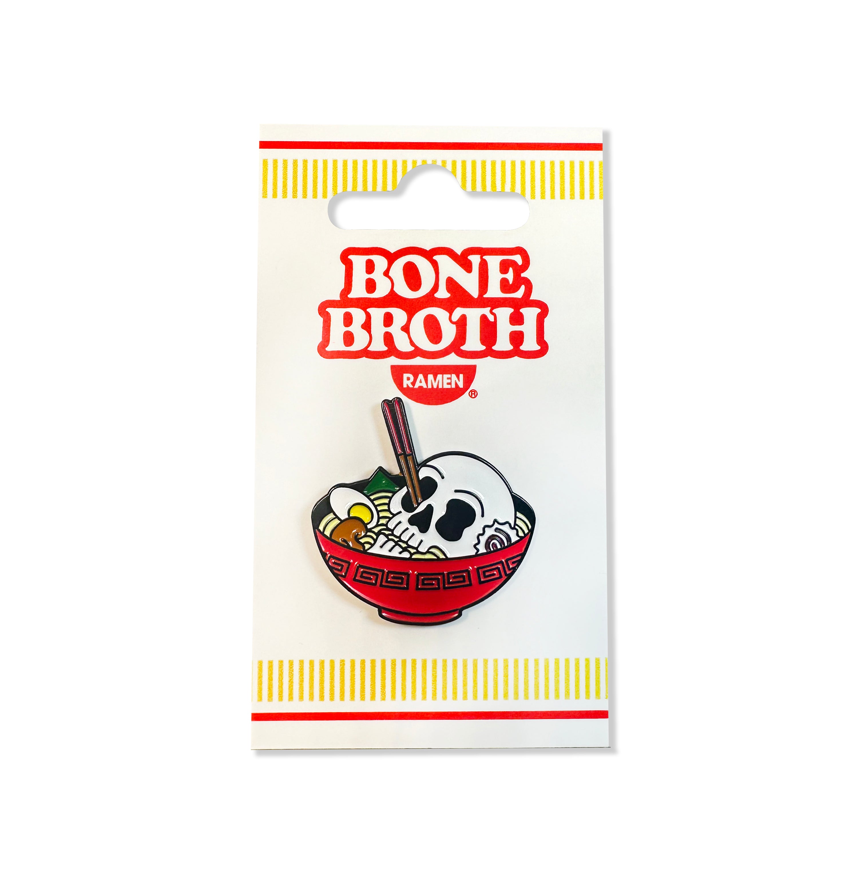 Bone Broth Enamel Pin