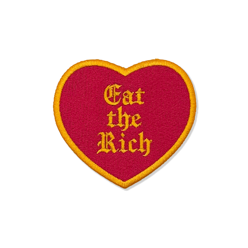 Eat The Rich Heart Patch