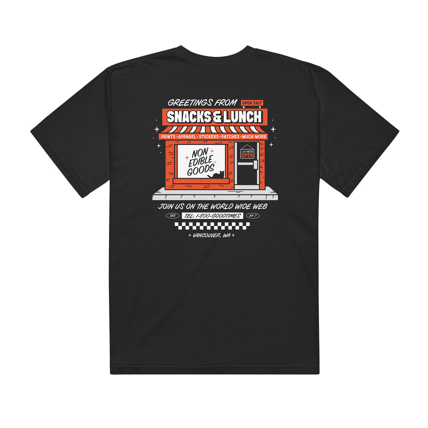 Snacks & Lunch Phone Tee