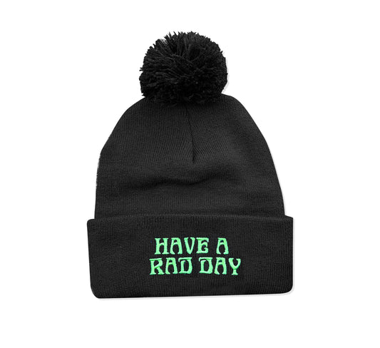 Have A Rad Day Pom Beanie
