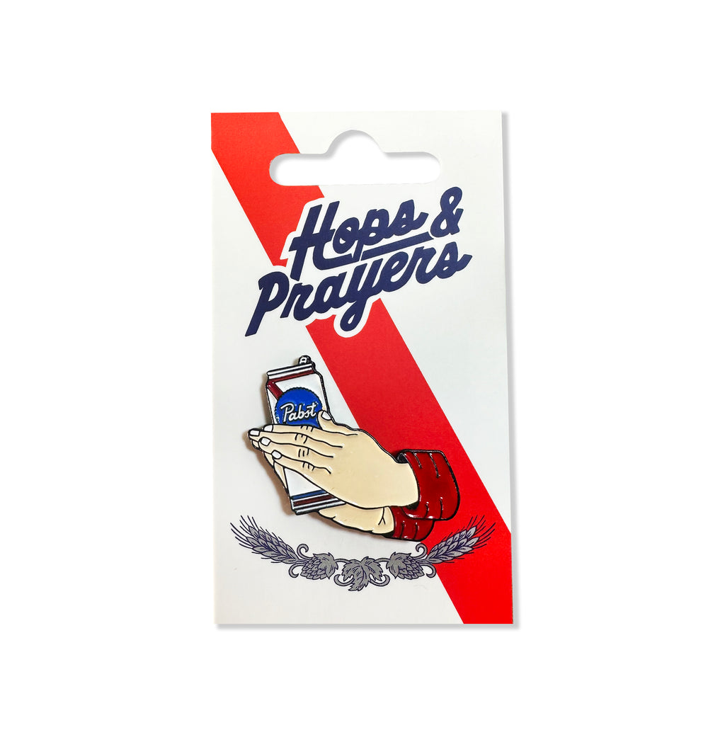 Hops and Prayers Enamel Pin