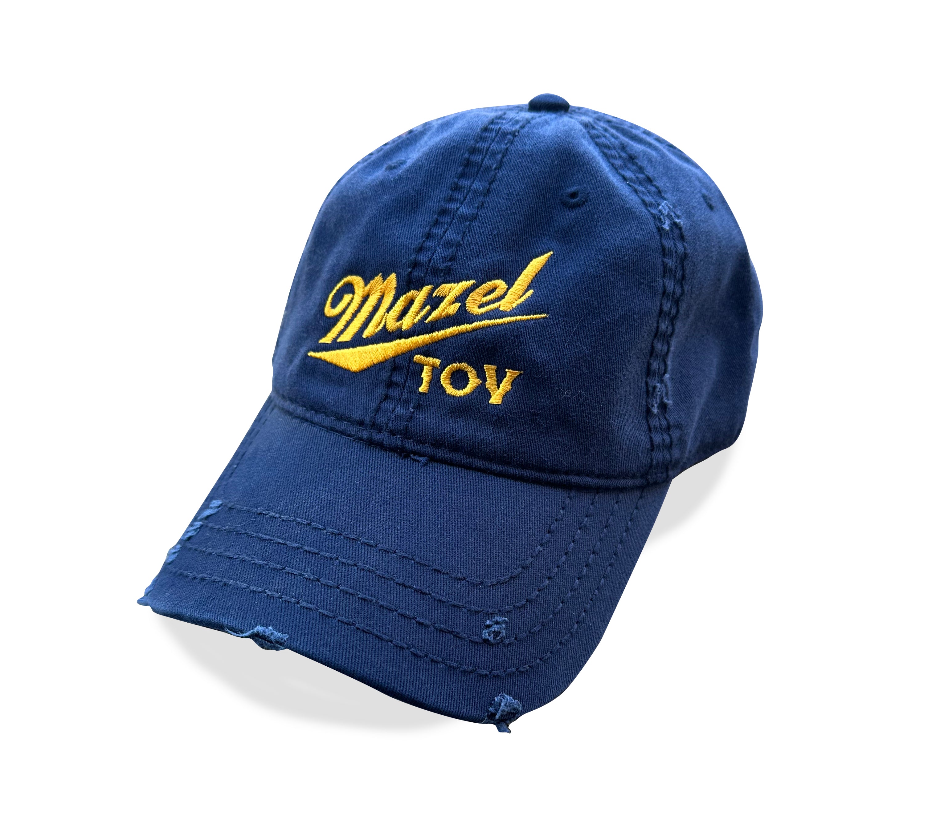 Mazel Tov Distressed hat