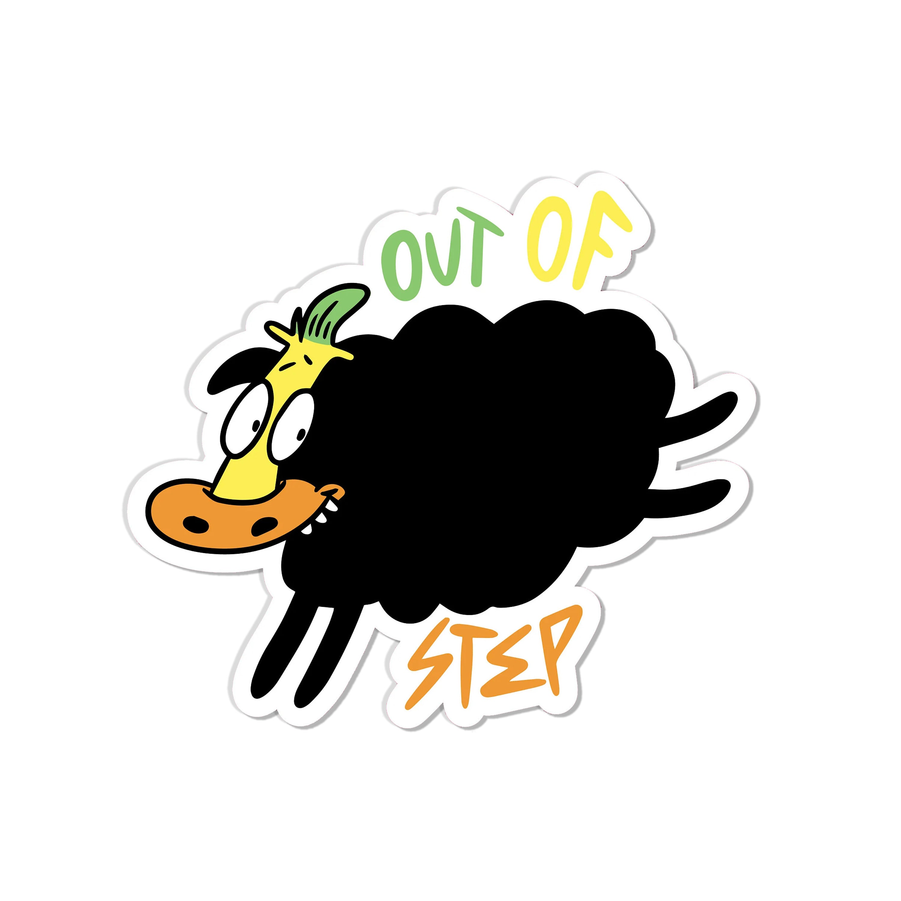 Out of Step Sticker