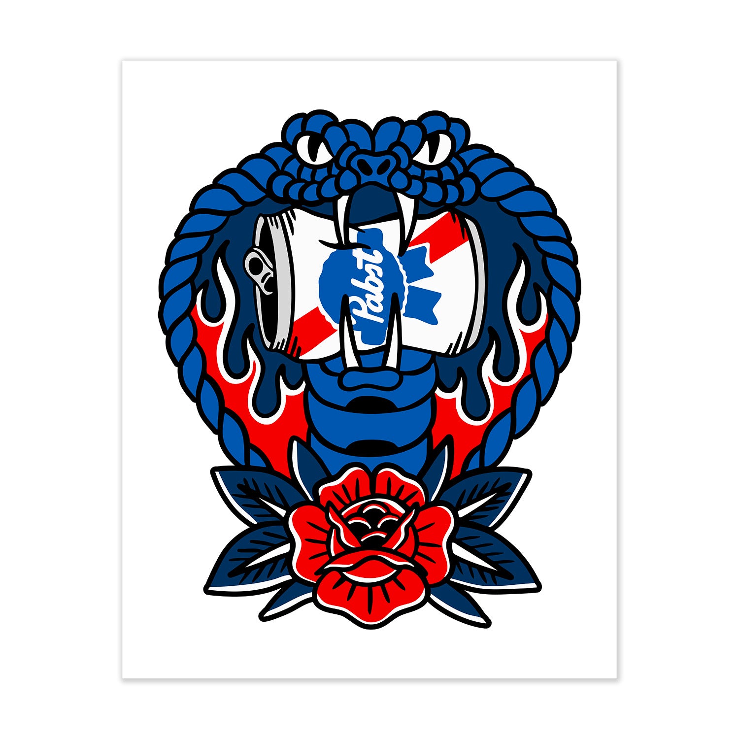 Cold-Blooded Patriot Print