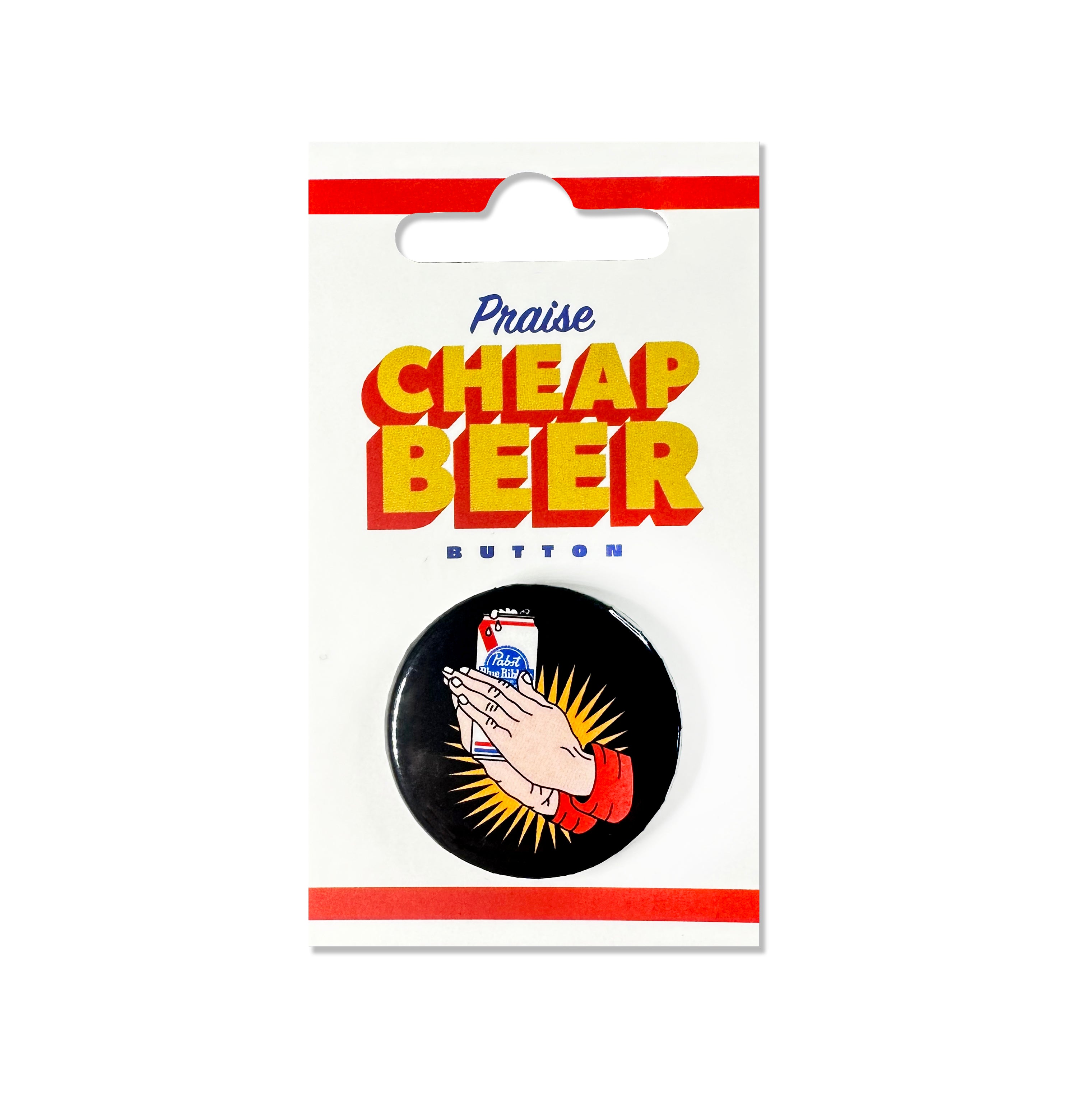 Hops and Prayers Button
