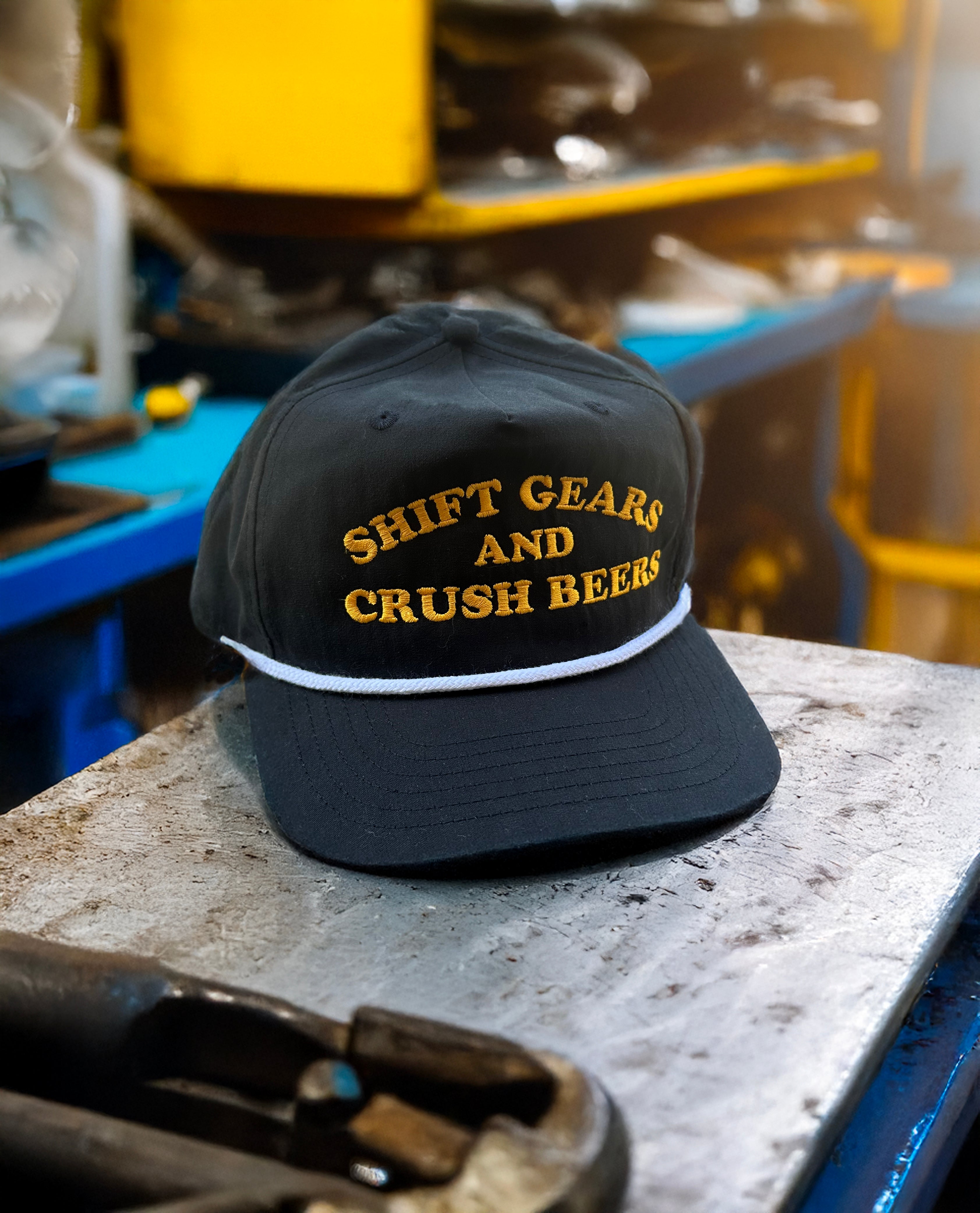 Shift Gears and Crush Beers Snapback
