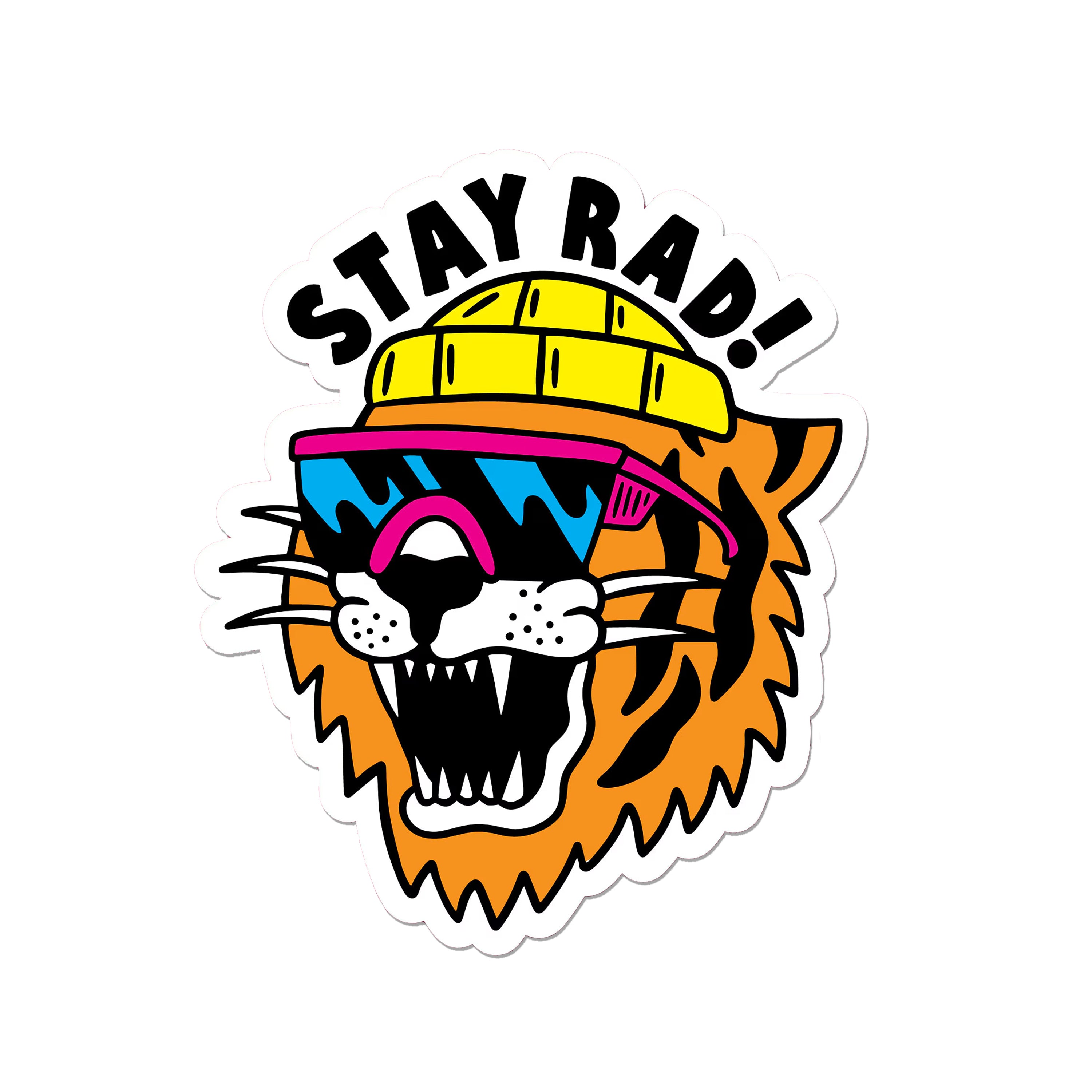 Stay Rad! Sticker