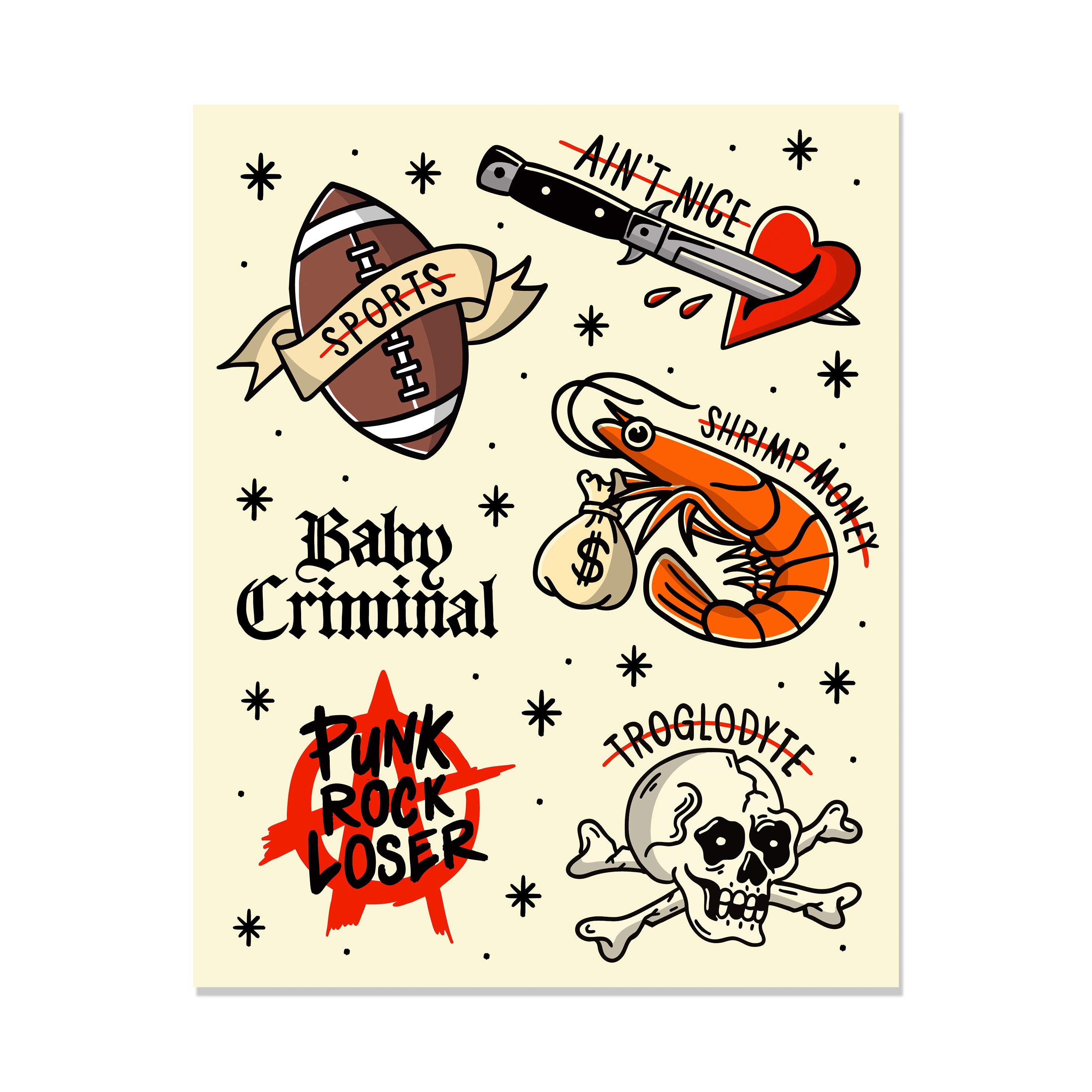 Viagra Boys Flash Sheet