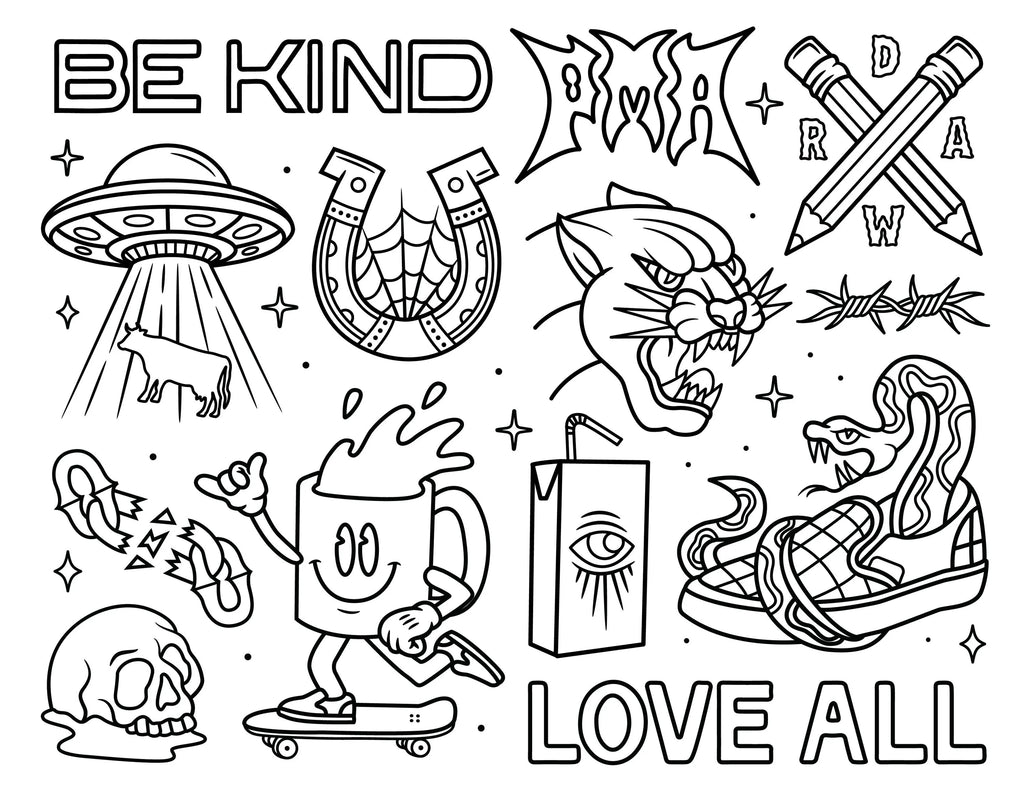 This is a Digital Coloring Book